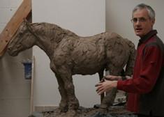 Visite chez le sculpteur Roch Vandromme