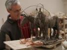 Visite chez le sculpteur Roch Vandromme