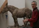 Visite chez le sculpteur Roch Vandromme
