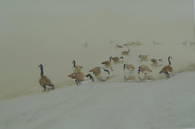 les derni&egrave;res aquarelles de r&eacute;mi Hamoir,
