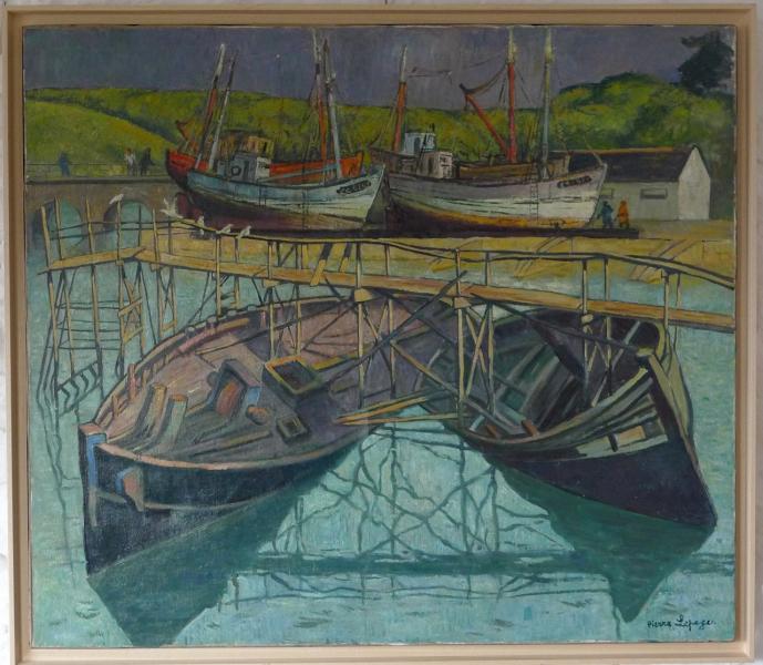 Pierre Lepage - Cimetière marin - HST - 99/114cm