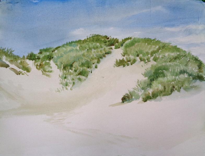 Rémi Hamoir - Dune, ciel couvert - 66/50cm