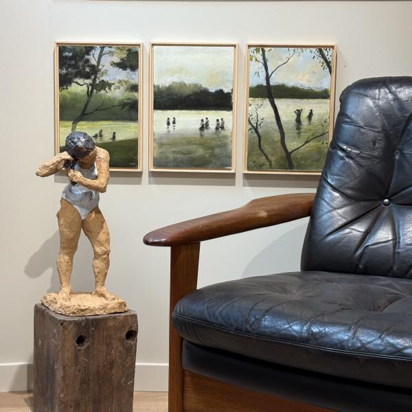 Matthieu Bobin - 3 X 20/30 cm - Acrylique sur panneaux