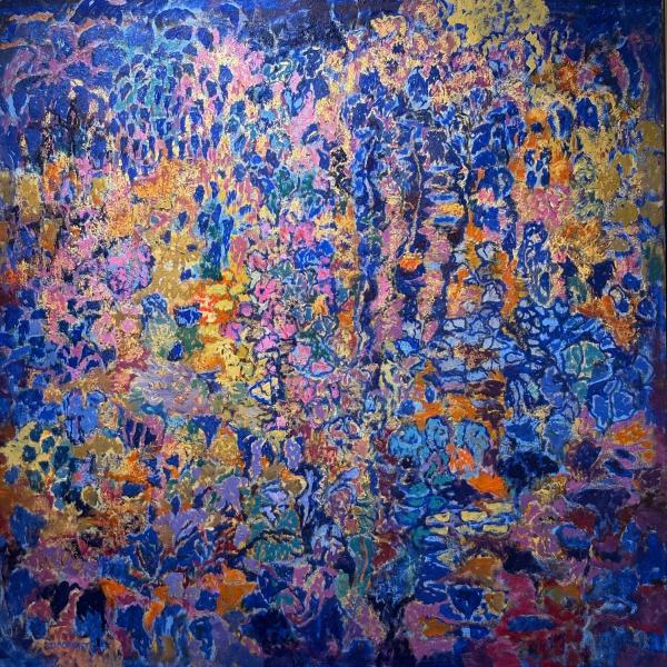 Jacques Dromart - Promenade en fin d'après-midi - HST - 100/100