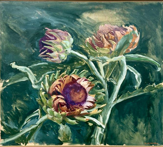 Assunta Genovesio - Fin des artichauts - HSPM 40/50cm