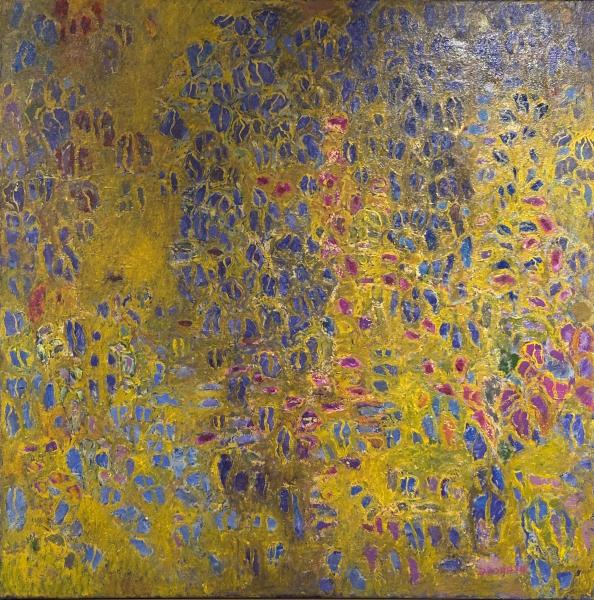 Jacques Dromart - HST 100/100 cm + caisse am&eacute;ricaine