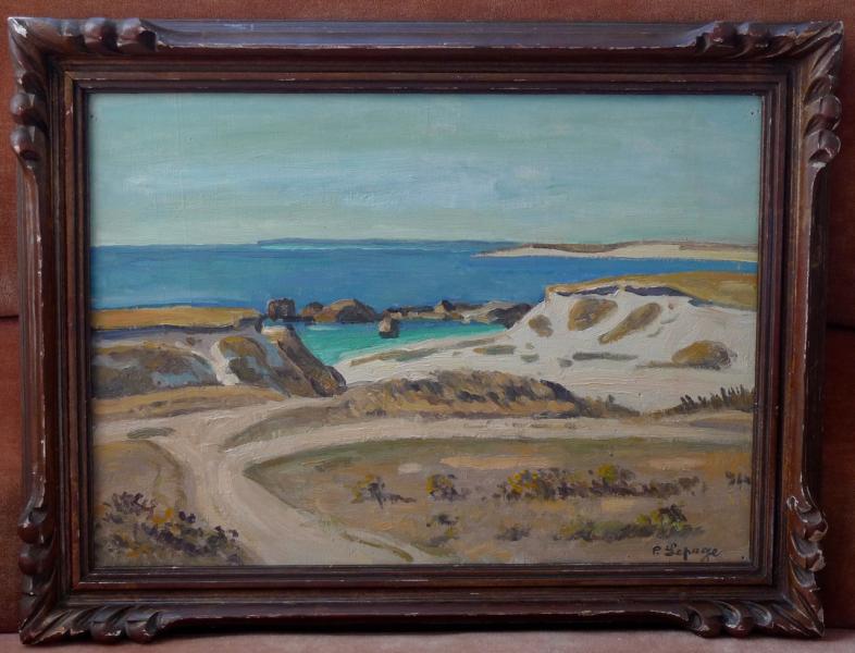 Pierre Lepage - Plage à Trévignon - VENDU