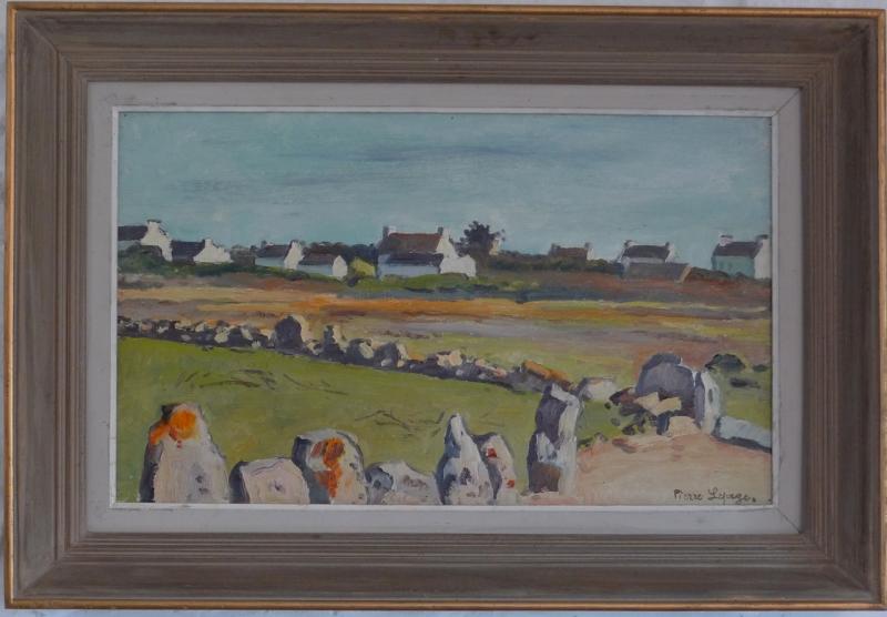 Pierre Lepage - Alignements dans la lande à Trévignon - HSP - 33/55cm