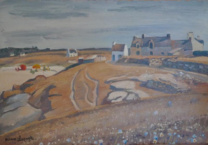 Pierre Lepage - Plage de Trévignon - HSP - 55/38cm