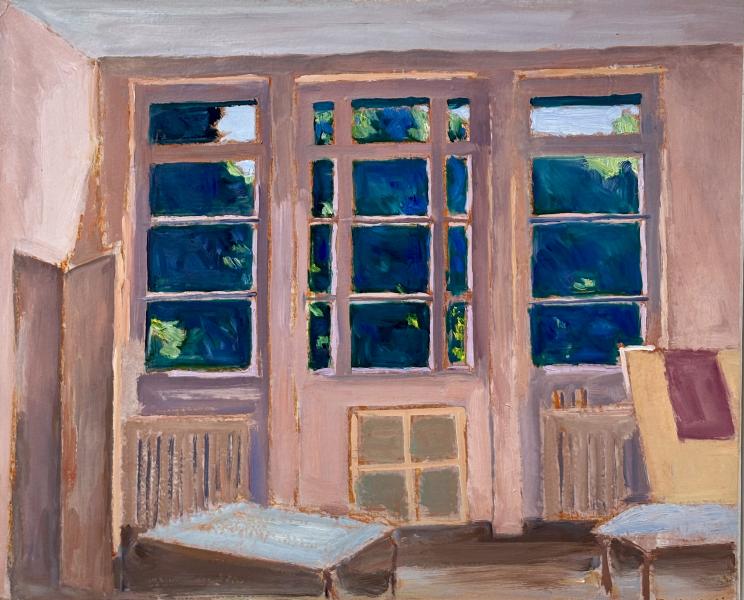 Assunta Genovesio - Atelier, lumi&egrave;re d'&eacute;t&eacute; - HST 50,5/61cm