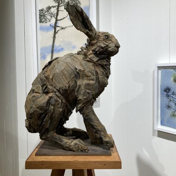Jürgen  Lingl-Rebetez - Lièvre Bronze