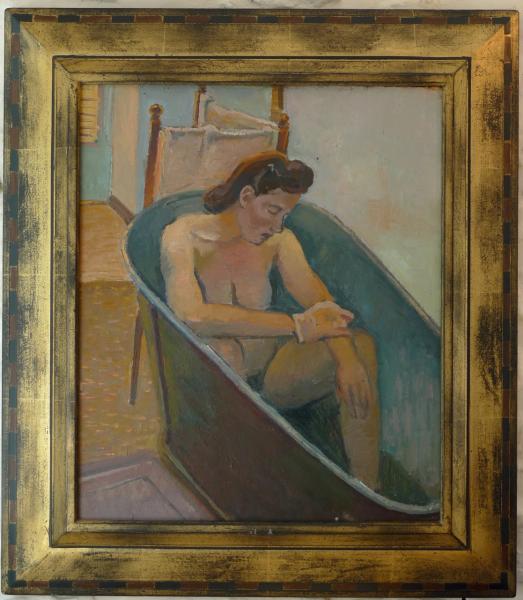 Pierre Lepage - Le bain - HSC - 55/46cm 