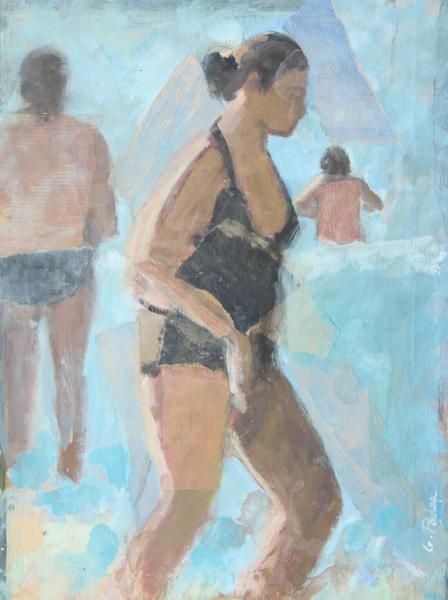 Gilles Poulizac - Nageuse en marche