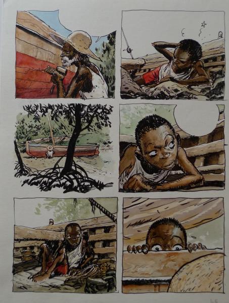 benjamin Flao - Tome 1 Page 116 - Planche Originale couleur 