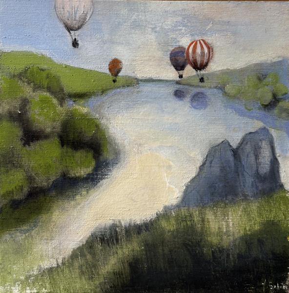 Matthieu Bobin - Montgolfi&egrave;re II - 20/20cm