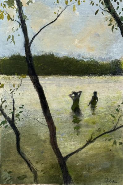 Matthieu Bobin - 20/30 cm - Baignade