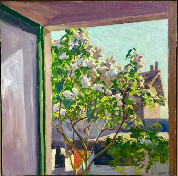 Assunta Genovesio - Atelier aux lilas - HSP 50/50cm