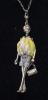 Servane  Gaxotte - Mousseline jaune Ref 840