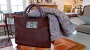 Nicole de Rivals - Mini Suzan Caramel & Echarpe Sophie Digard